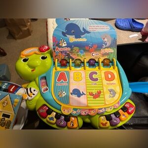 Colorful Turtle Learning Toy with Lights and Sounds